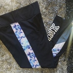 VS PINK Ultimate watercolor leggings sz M